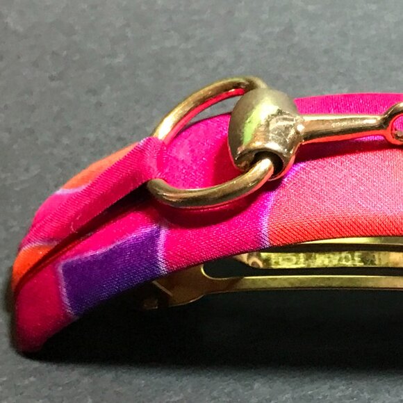 Bit Volume Barrette "Paloma" - Silk / Handmade / France Luxe / L. Erickson - Picture 2 of 16